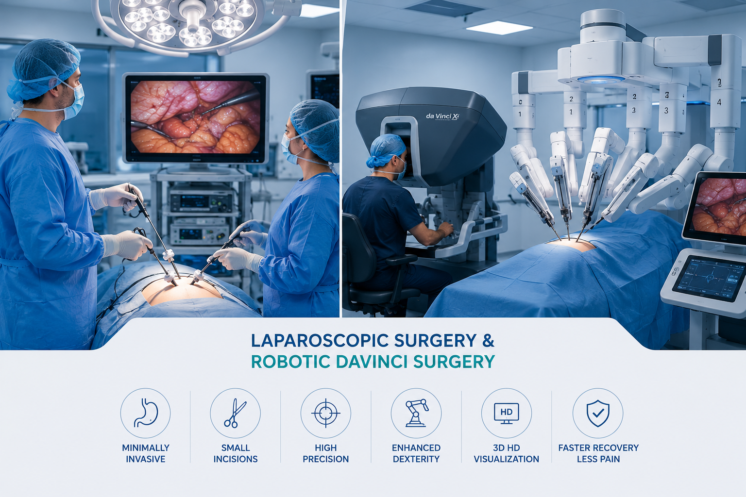 Advanced laparoscopic and robotic general surgery