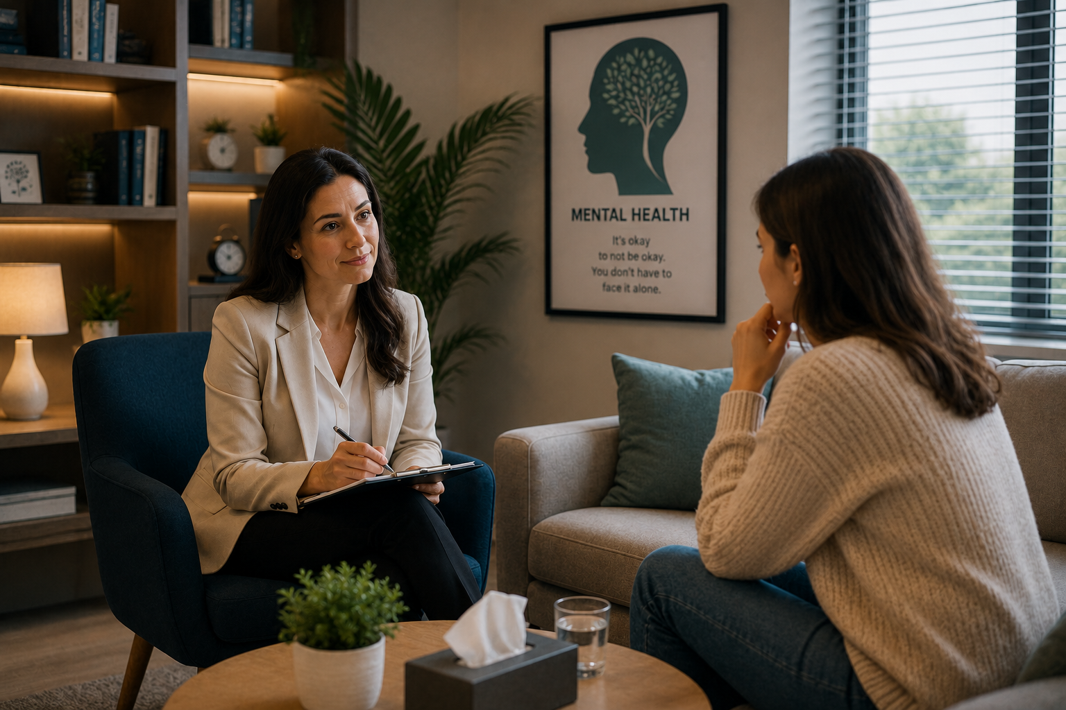 Confidential mental health consultation