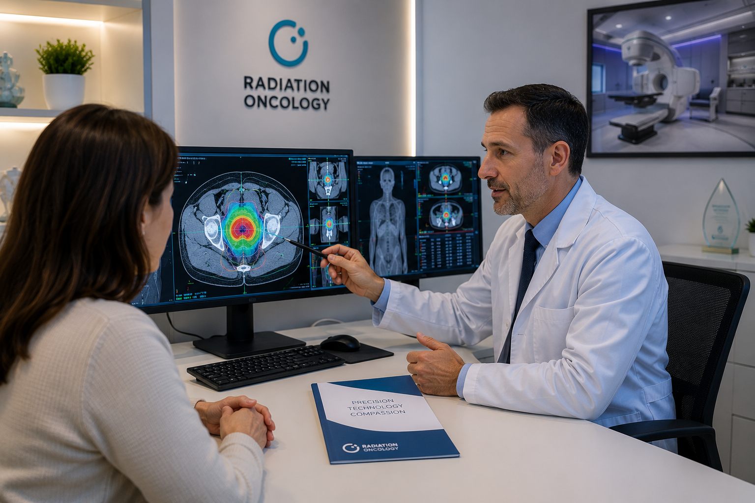 Radiation oncology specialist consultation